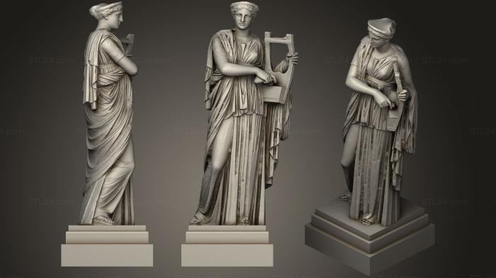 Статуи античные и исторические (Статуя 15, STKA_1498) 3D модель для ЧПУ станка